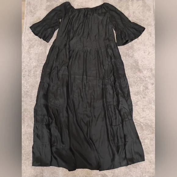 Natalie Martin Mesa Maxi Dress 100% Silk No Belt - Picture 2 of 8